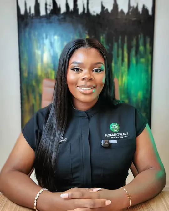 Dr. Ediomi Oduwole, DNP, PMHNP-BC, PMH-C, Clinical DirectorBoard-Certified Psychiatric Mental Health Nurse Practitioner