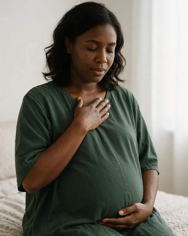 Mother healing from birth trauma through postpartum PTSD treatment and medication management